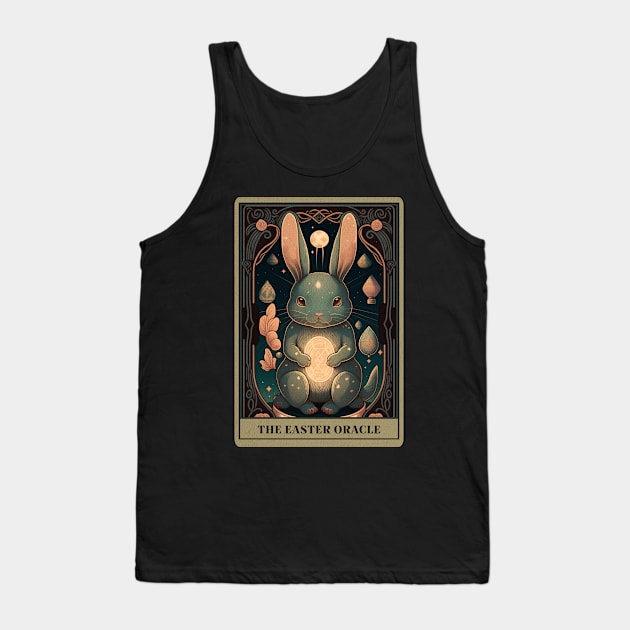 Easter Bunny Oracle Tarot Tank Top by UnrealArtDude